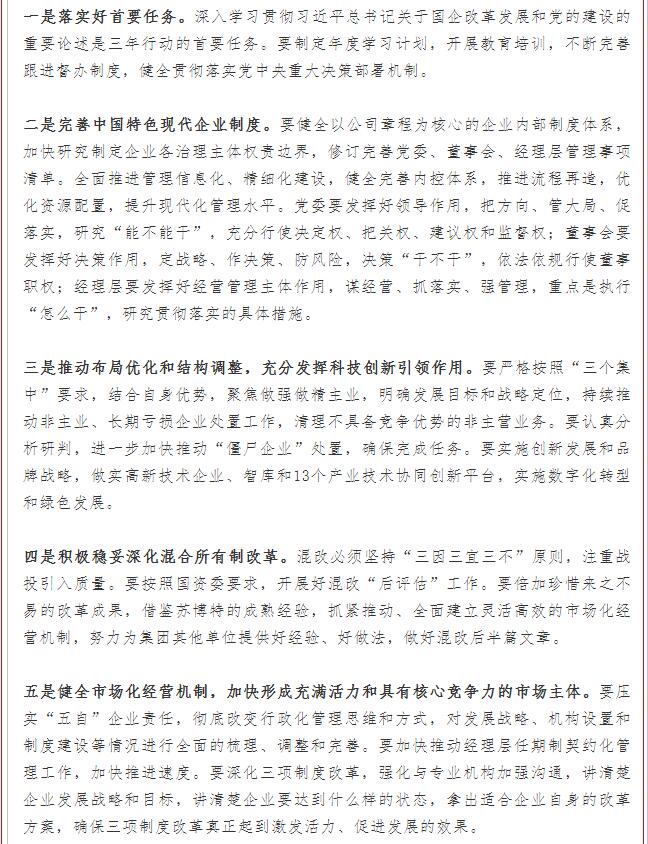 集团召开国企改革三年行动工作推进会(图3)